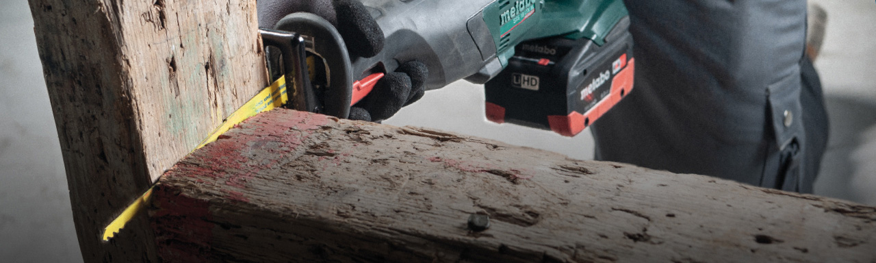 Reciprocating saw blades | Sawing | Metabo Power Tools