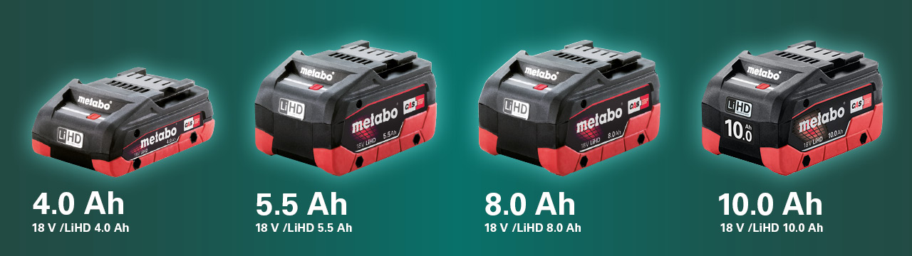 Tecnología de batería LiHD | Metabo Herramientas