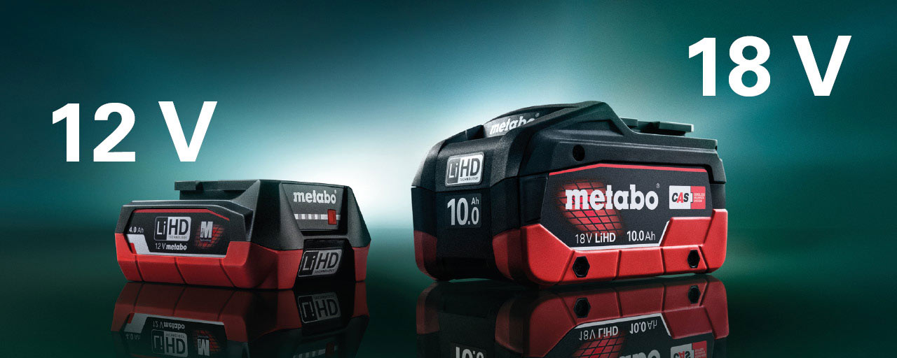 LiHD battery pack technology | Metabo Power Tools