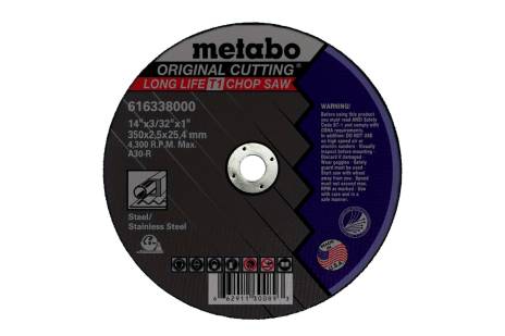 Original Cutting 12" x 1/8" x 20mm, Type 1, C24N (US616156000) 