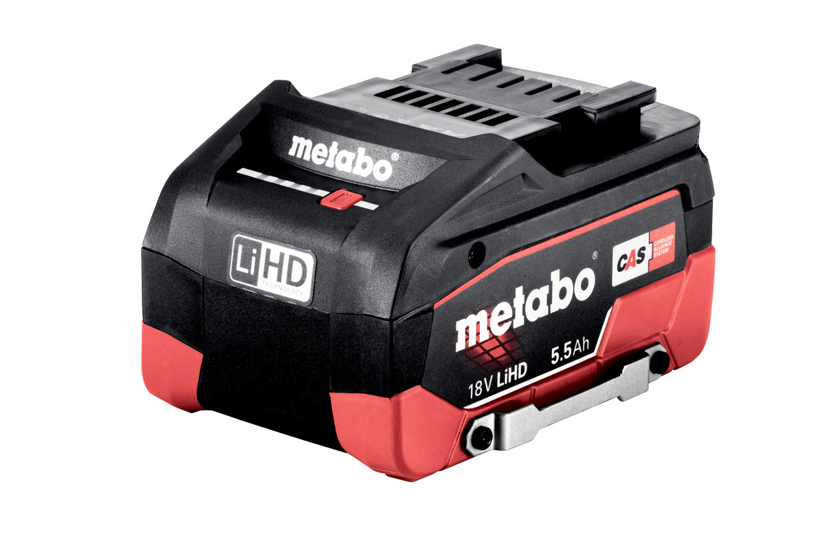 LiHD Battery Pack DS 18 V - 5.5 Ah (624990000) | Metabo Power Tools