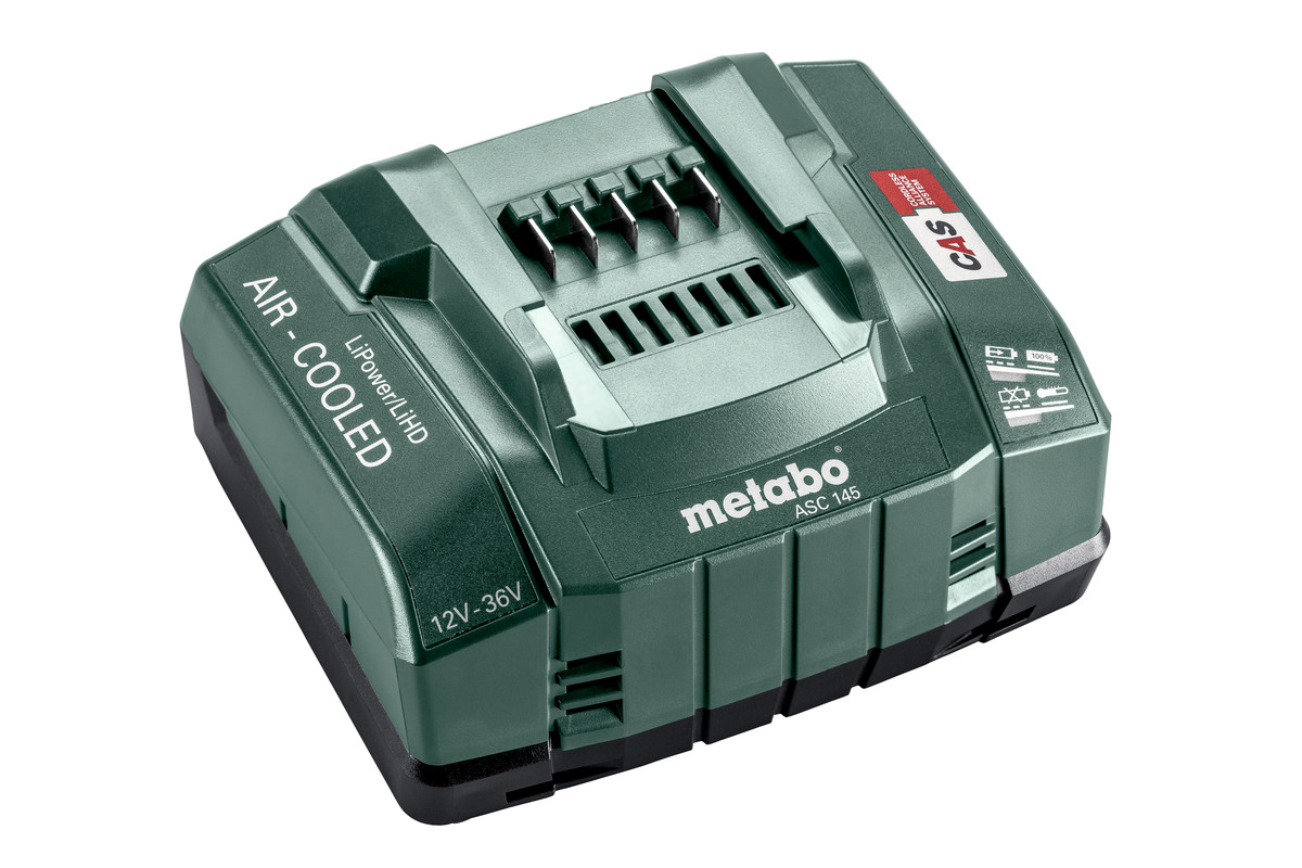 ASC 145 Quick Charger, 12-36 V, "AIR COOLED", USA (627380000) | Metabo  Power Tools