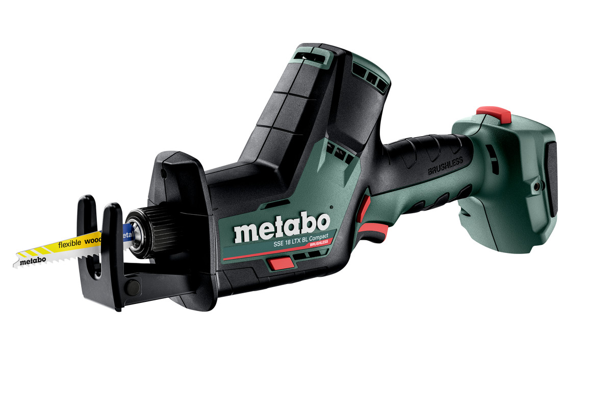SSE 18 LTX BL Compact (602366840) Cordless Reciprocating Saw | Metabo Power  Tools