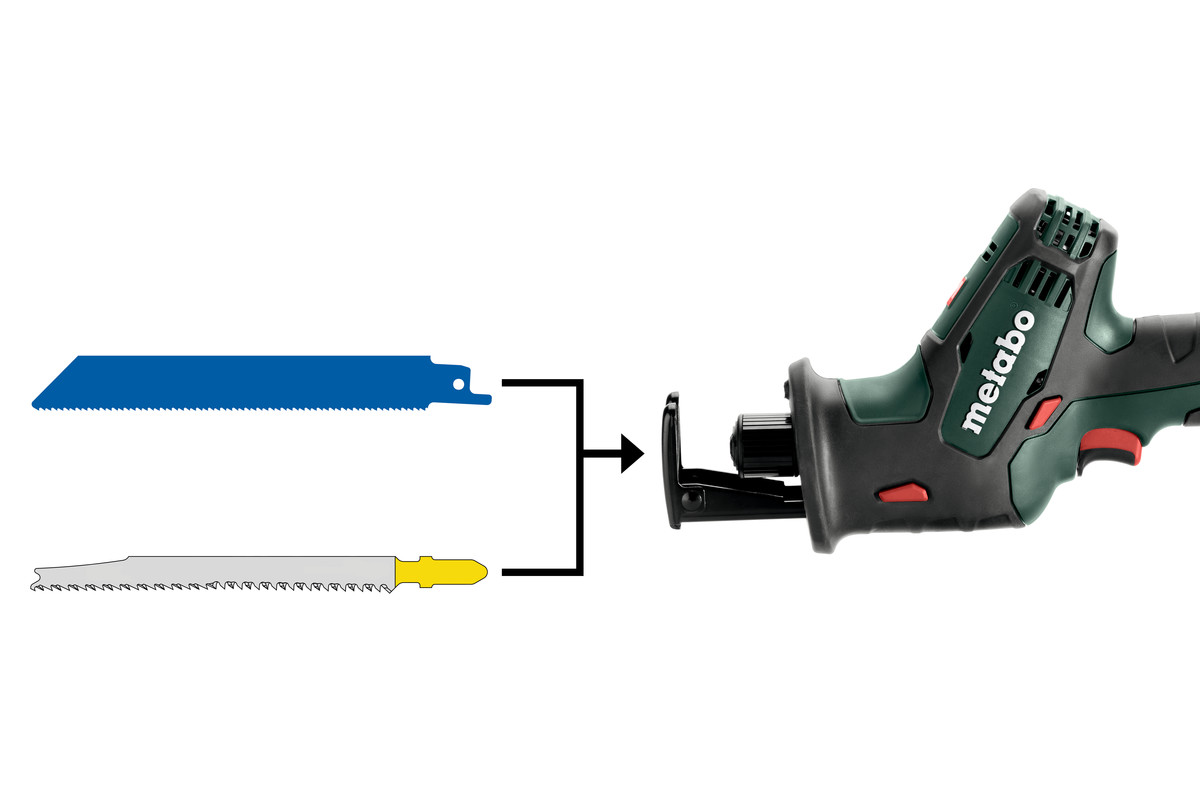 SSE 18 LTX Compact (602266890) Cordless Reciprocating Saw | Metabo