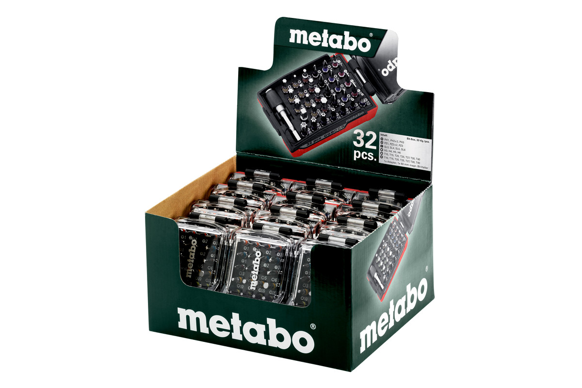 Cordless Bit Box 32 piece (626696000) | Metabo Power Tools